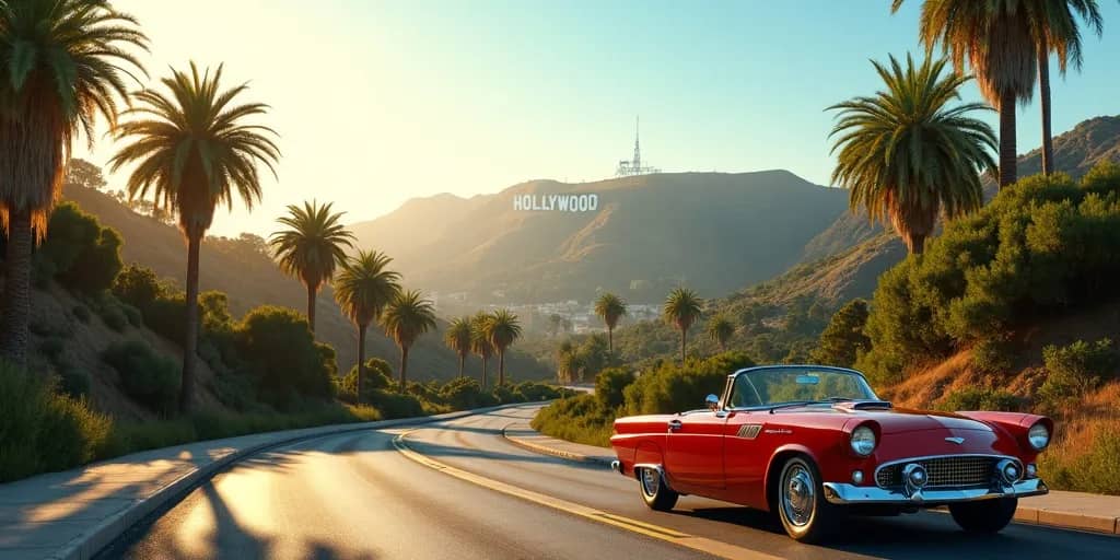 How far is beverly hills from hollywood?