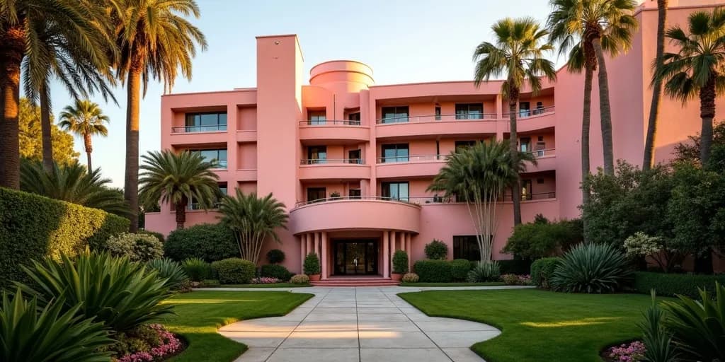 Who designed the beverly hills hotel?