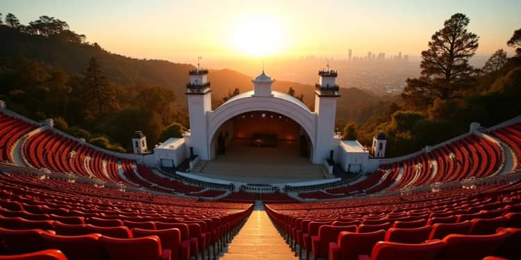 Where do concerts take place in los angeles?
