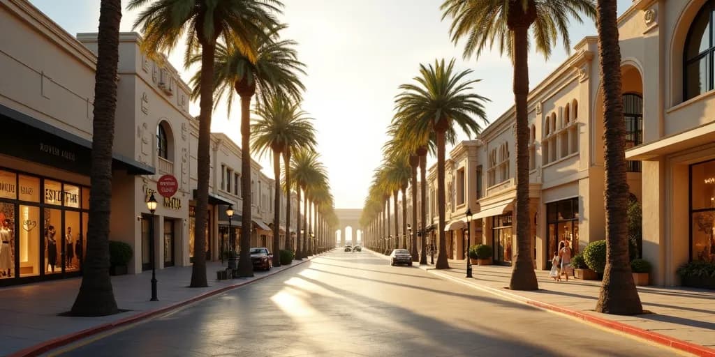 What is the famous street in beverly hills?