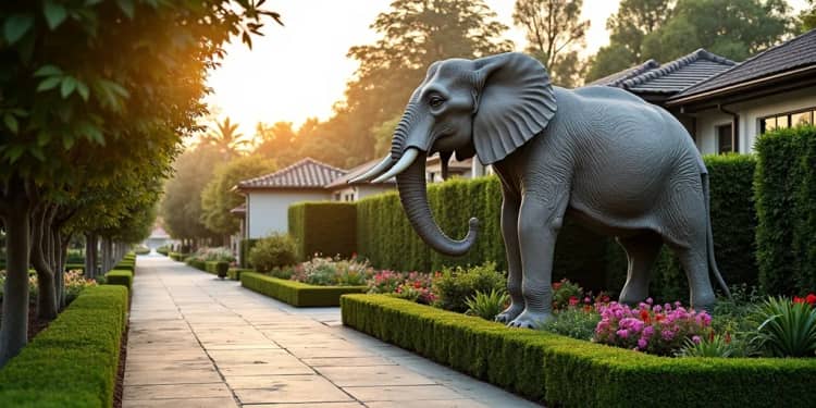 Why are there elephants in beverly hills?